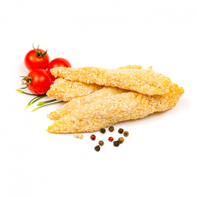 Chicken breast fillets in sesame seed breadcrumbs